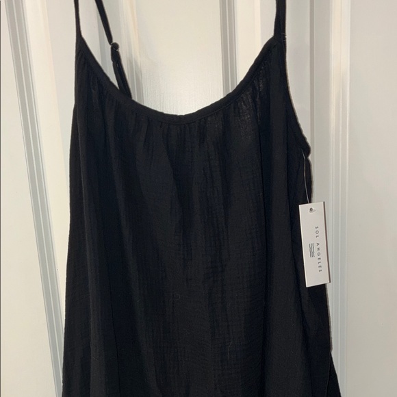 NWT Sol Angeles Black Maxi Dress XL/XXL - Picture 2 of 3